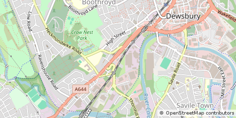 Map of Dewsbury