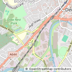 Map of Dewsbury