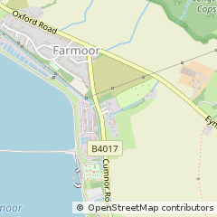Map of Cumnor, Oxfordshire