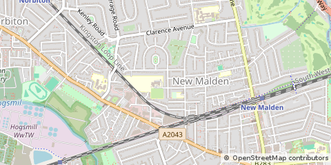 Map of NEW Malden