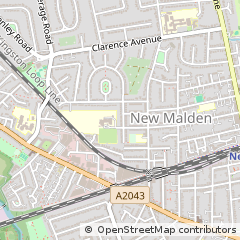 Map of NEW Malden