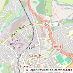 Map of Redditch, Worcestershire