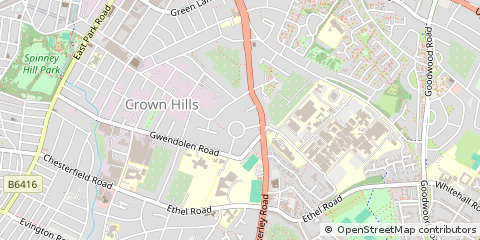 Map of Leicester