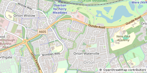 Map of Peterborough