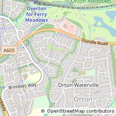 Map of Peterborough