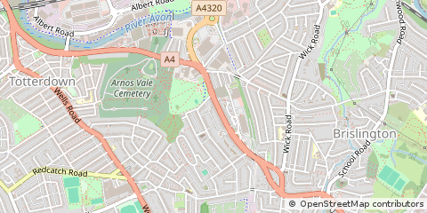 Map of Bristol