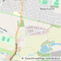 Map of Warrington, Cheshire