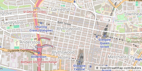 Map of Glasgow