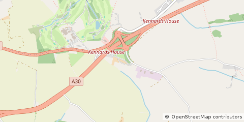 Map of Cornwall
