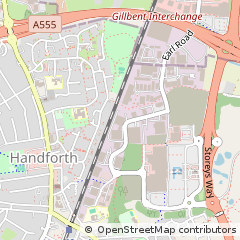 Map of Handforth, Cheshire