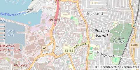 Map of Portsmouth, Hampshire