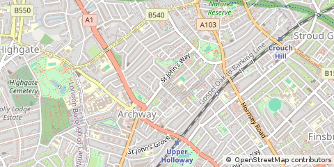 Map of London, Greater London