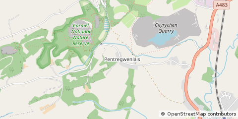 Map of Ammanford