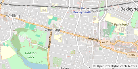 Map of Bexleyheath, Kent