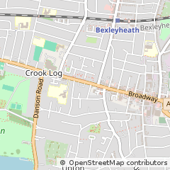 Map of Bexleyheath, Kent
