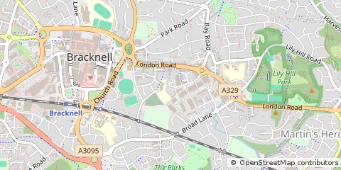 Map of Bracknell