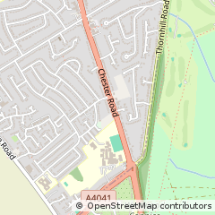 Map of Streetly, Sutton Coldfield