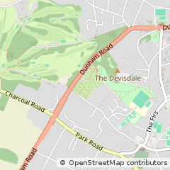 Map of Altrincham, Cheshire
