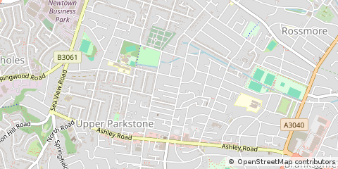 Map of Poole, Dorset