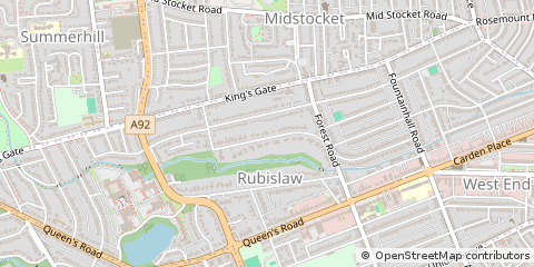 Map of Aberdeen