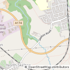 Map of Saltburn, Cleveland