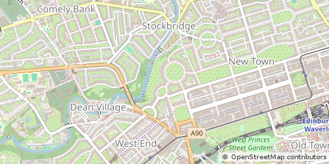 Map of Edinburgh