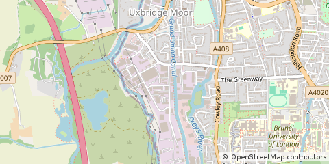 Map of Uxbridge