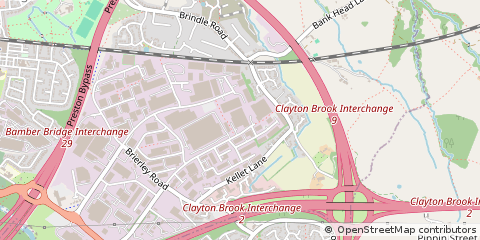 Map of Preston, Lancs
