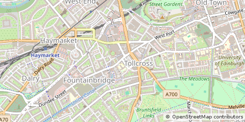 Map of Edinburgh