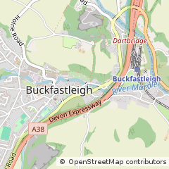 Map of Buckfastleigh