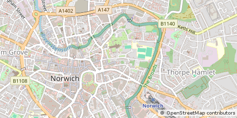 Map of Norwich