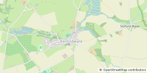 Map of Cullompton, Devon