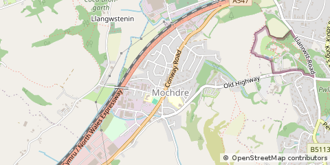 Map of Colwyn BAY