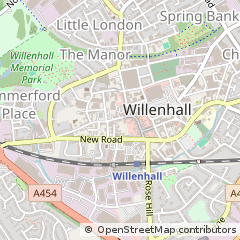 Map of West Midlands