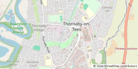 Map of Stockton-on-Tees