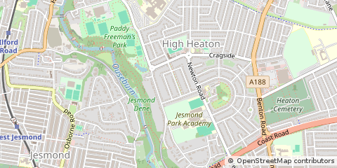 Map of Newcastle Upon Tyne