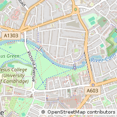 Map of Cambridge, Cambridgeshire