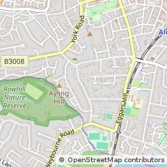 Map of Aldershot, Hampshire