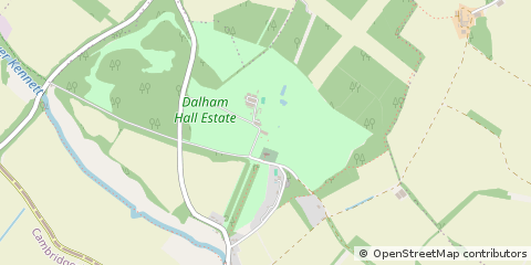 Map of Newmarket, Suffolk
