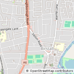 Map of Birstall, Leicestershire