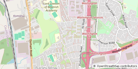 Map of Chester LE Street