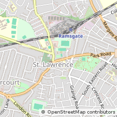 Map of Ramsgate, Kent