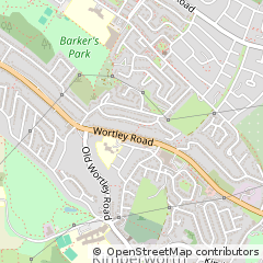 Map of Rotherham, South Yorkshire