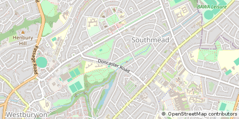 Map of Southmead, Avon