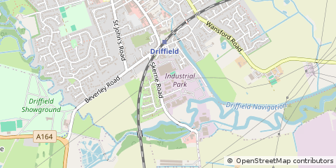 Map of Driffield, East Yorkshire