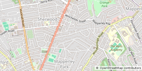 Map of Nottingham