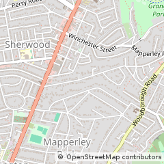 Map of Nottingham