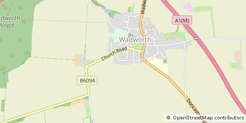Map of Doncaster