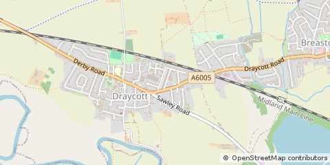 Map of Derby, Derbyshire