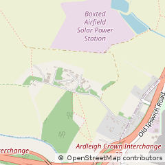 Map of Langham, Essex